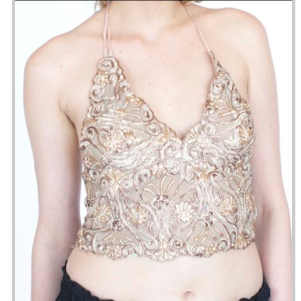Baccio Couture cropped top